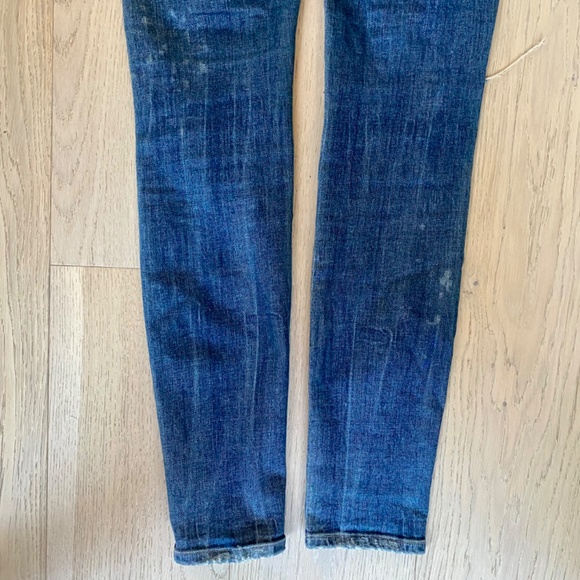Citizens of Humanity Rocket Highrise Skinny distressed denim size 24 - Picture 14 of 16